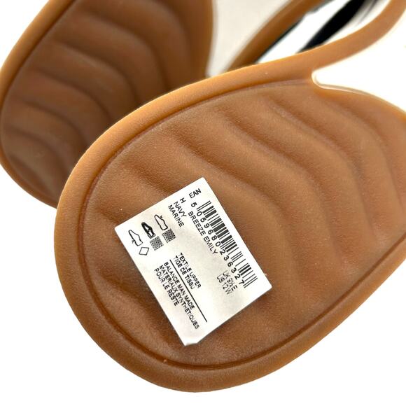 Clarks Cloudsteppers Women's Navy Breeze Emily Stretch Slip-Ons Size 12W - Picture 11 of 11